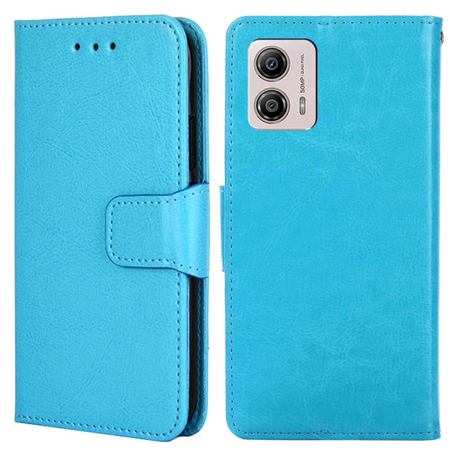 For Motorola Moto G53 5G / G23 4G / G13 4G Leather Phone Case Wallet Phone Stand Cover