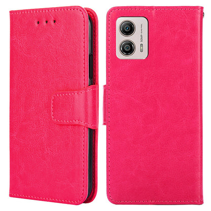 For Motorola Moto G53 5G / G23 4G / G13 4G Leather Phone Case Wallet Phone Stand Cover