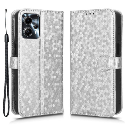 Cell Phone Cover for Motorola Moto G13 4G / G23 4G , Dot Pattern Imprinted Wallet PU Leather Phone Case