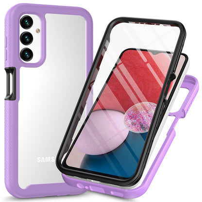 For Samsung Galaxy A14 5G / 4G Phone Case PC + TPU Clear Phone Cover with Built-in PET Screen Protector