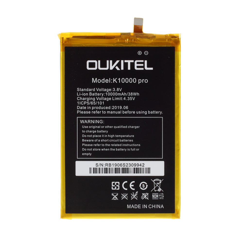 10000mAh Battery Replacement for Oukitel K10000 Pro