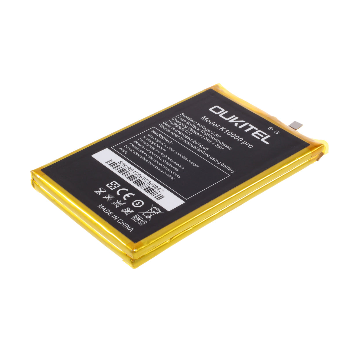 10000mAh Battery Replacement for Oukitel K10000 Pro