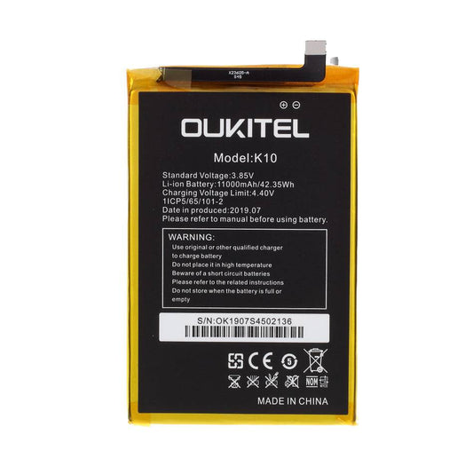 11000mAh Battery Replacement for Oukitel K10