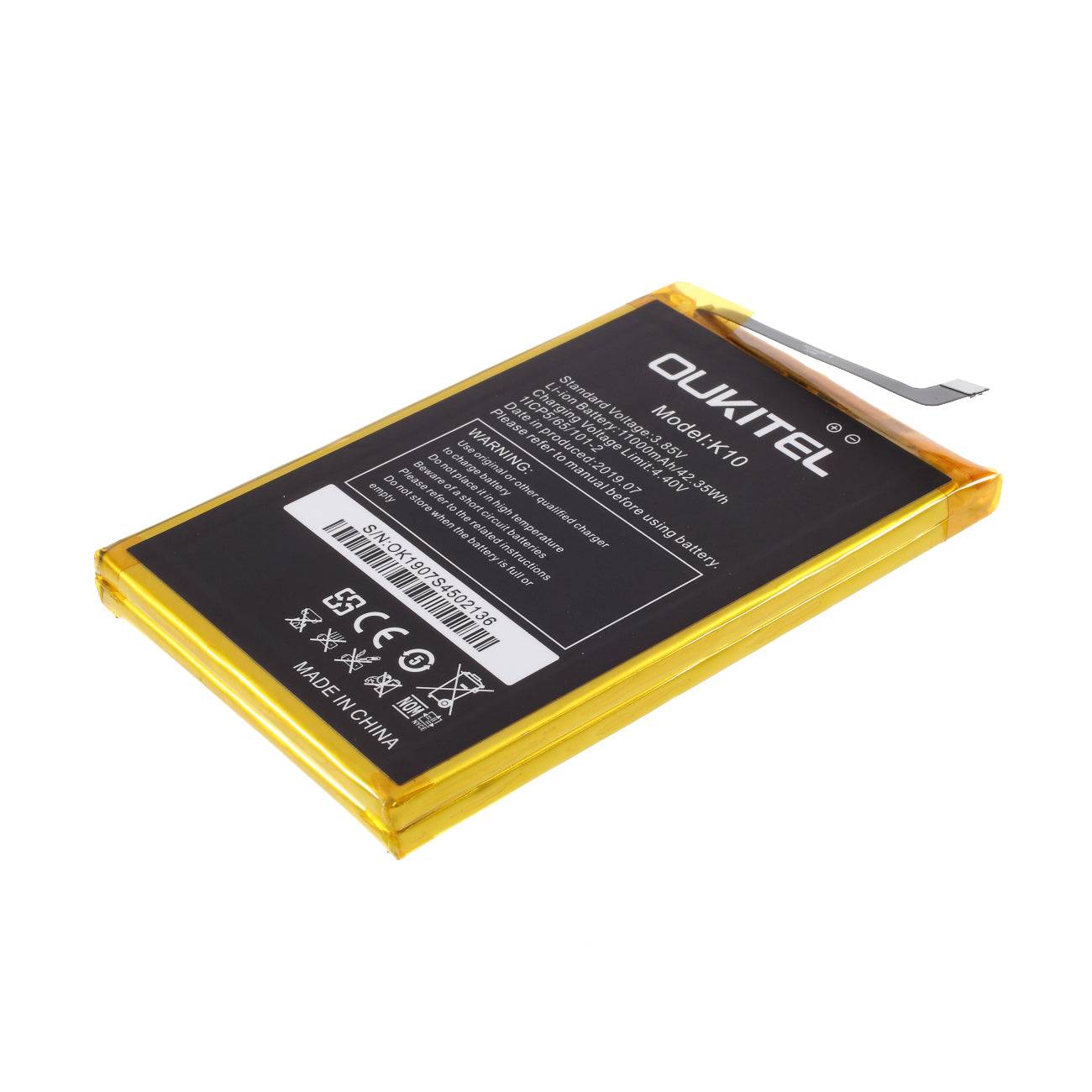 11000mAh Battery Replacement for Oukitel K10