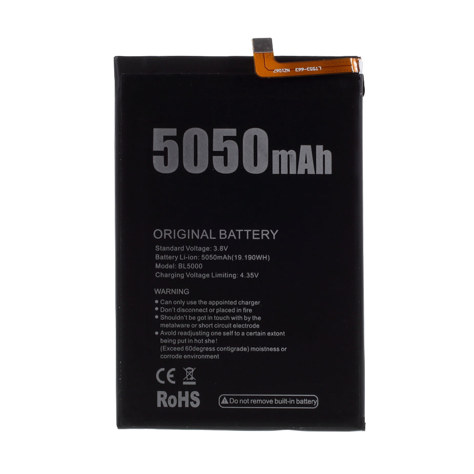 5050mAh Battery Replacement for Doogee BL5000