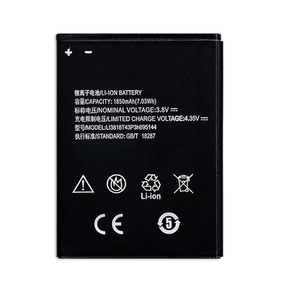 OEM 3.8V 1850mAh Battery Replacement for ZTE V830w Kis 3 Max / G Lux