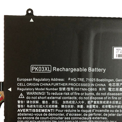 OEM 11.4V 56Wh 4913mAh Battery Repair Part for HP Spectre Pro X360 Spectre 13 PK03XL