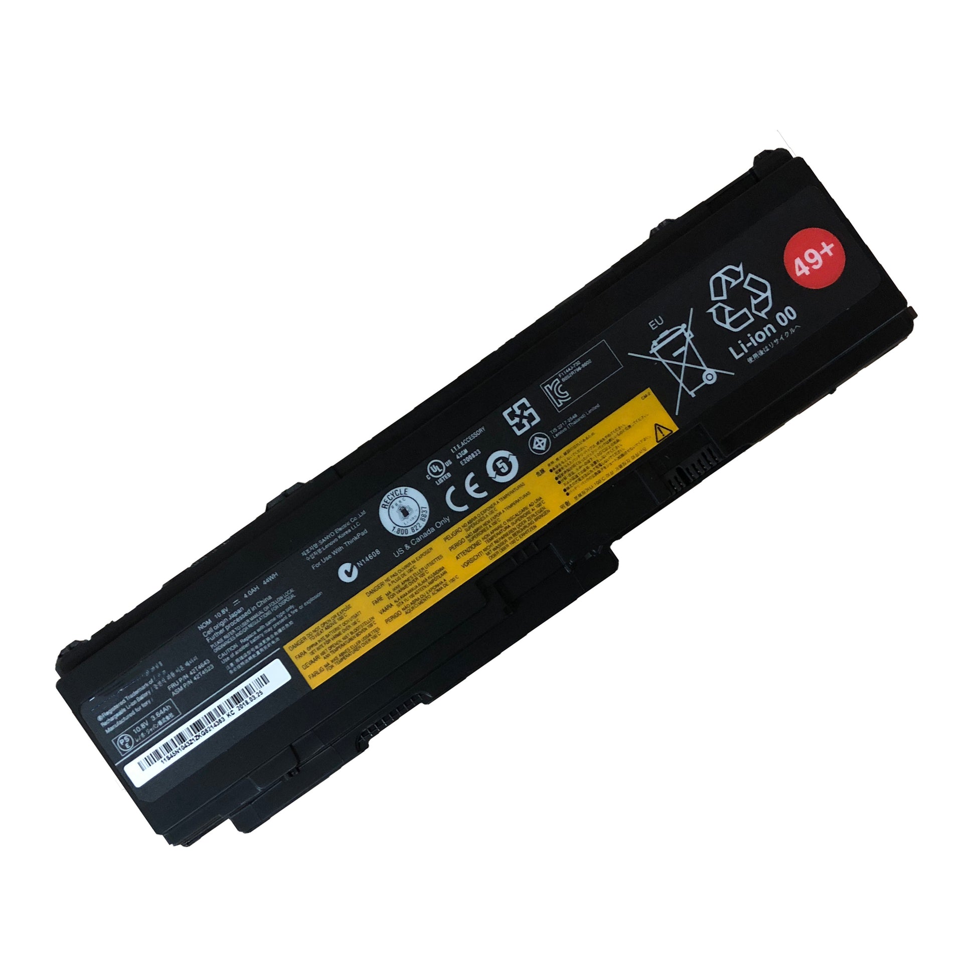 OEM 10.8V 4000mAh/44Wh Battery Repair Part for Lenovo ThinkPad X300 X301 Series 43R9253