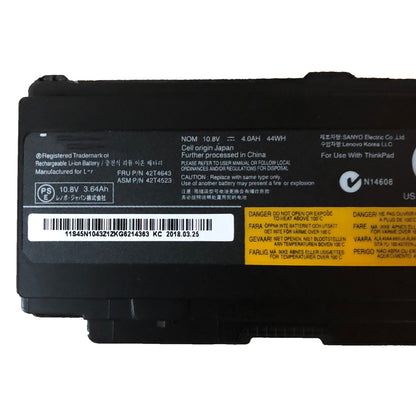 OEM 10.8V 4000mAh/44Wh Battery Repair Part for Lenovo ThinkPad X300 X301 Series 43R9253