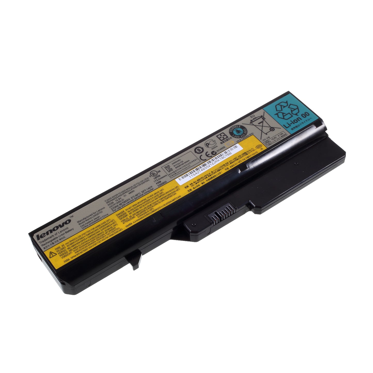 OEM L09S6Y02 10.8V 48Wh 4400mAh Battery Repair Part for Lenovo G460 G465 G470 G475 G560 G565 G570 G575 G770 Z460