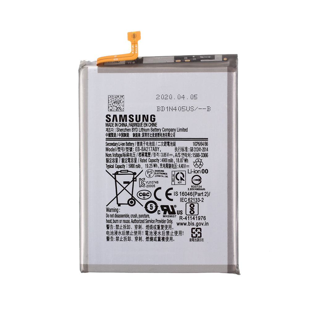 Quality 3.85V 4900mAh Battery Replace Part for Samsung Galaxy A21s / A12 / M02 / A02