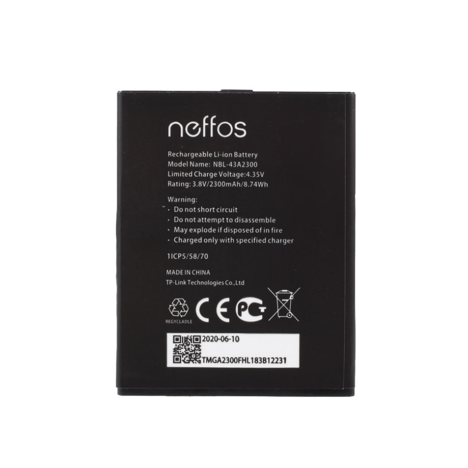 3.85V 2300mAh Battery Replacement  (Encode: NBL-43A2300 ) for TP-LINK Neffos C5s TP704A TP704C