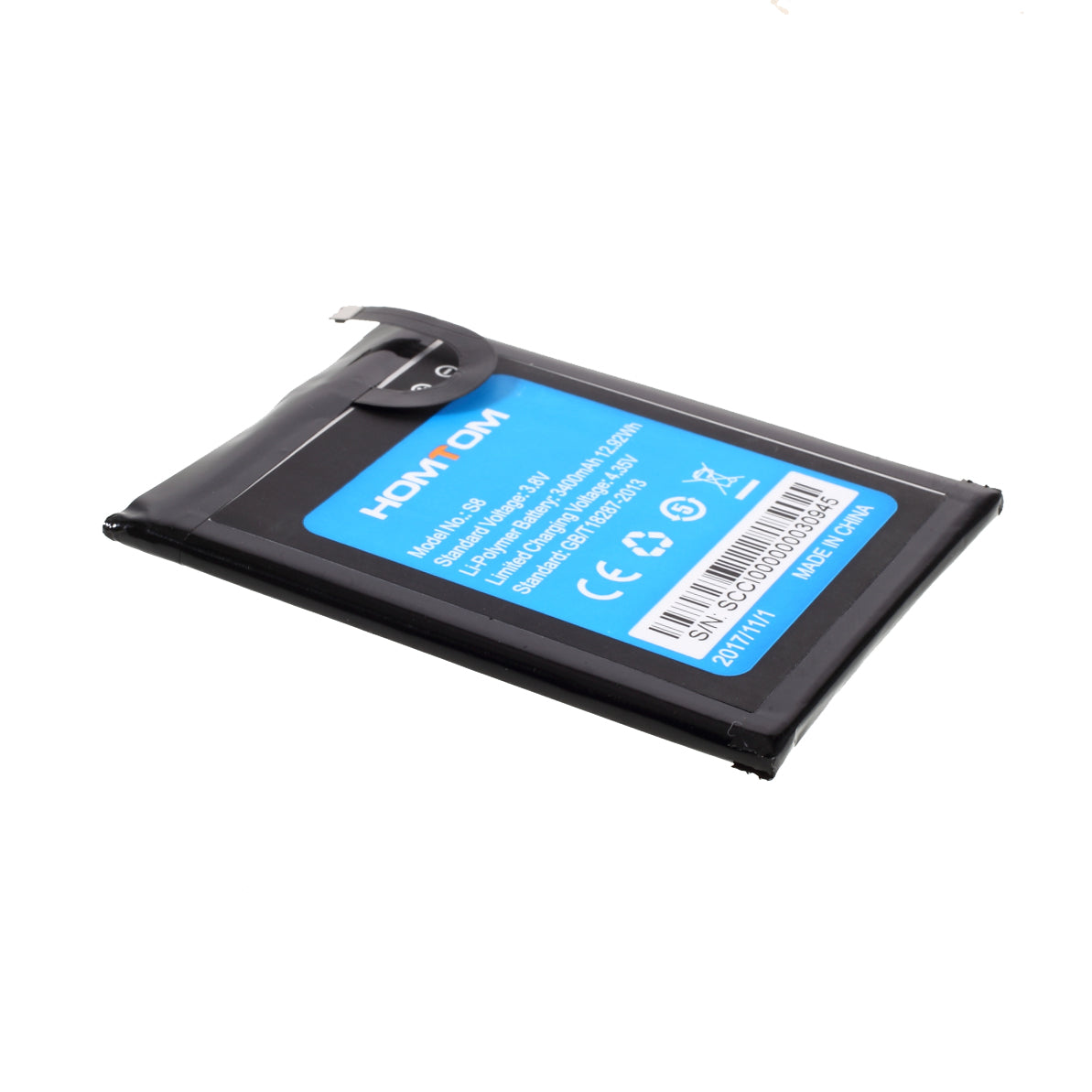 3.8V 3400mAh Battery Replacement for Homtom S8