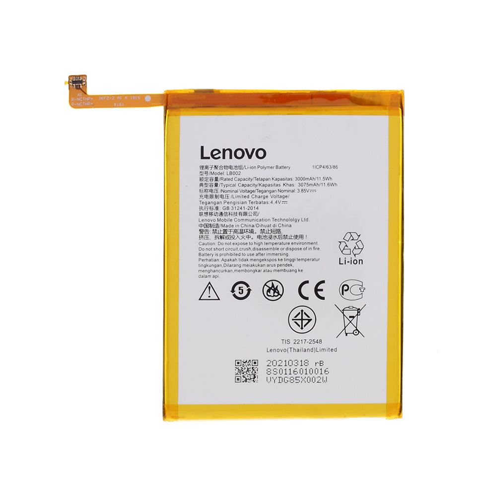 3.85V 3000mAh Battery Replacement (Encode: LB002) for Lenovo S5 K520/K520T