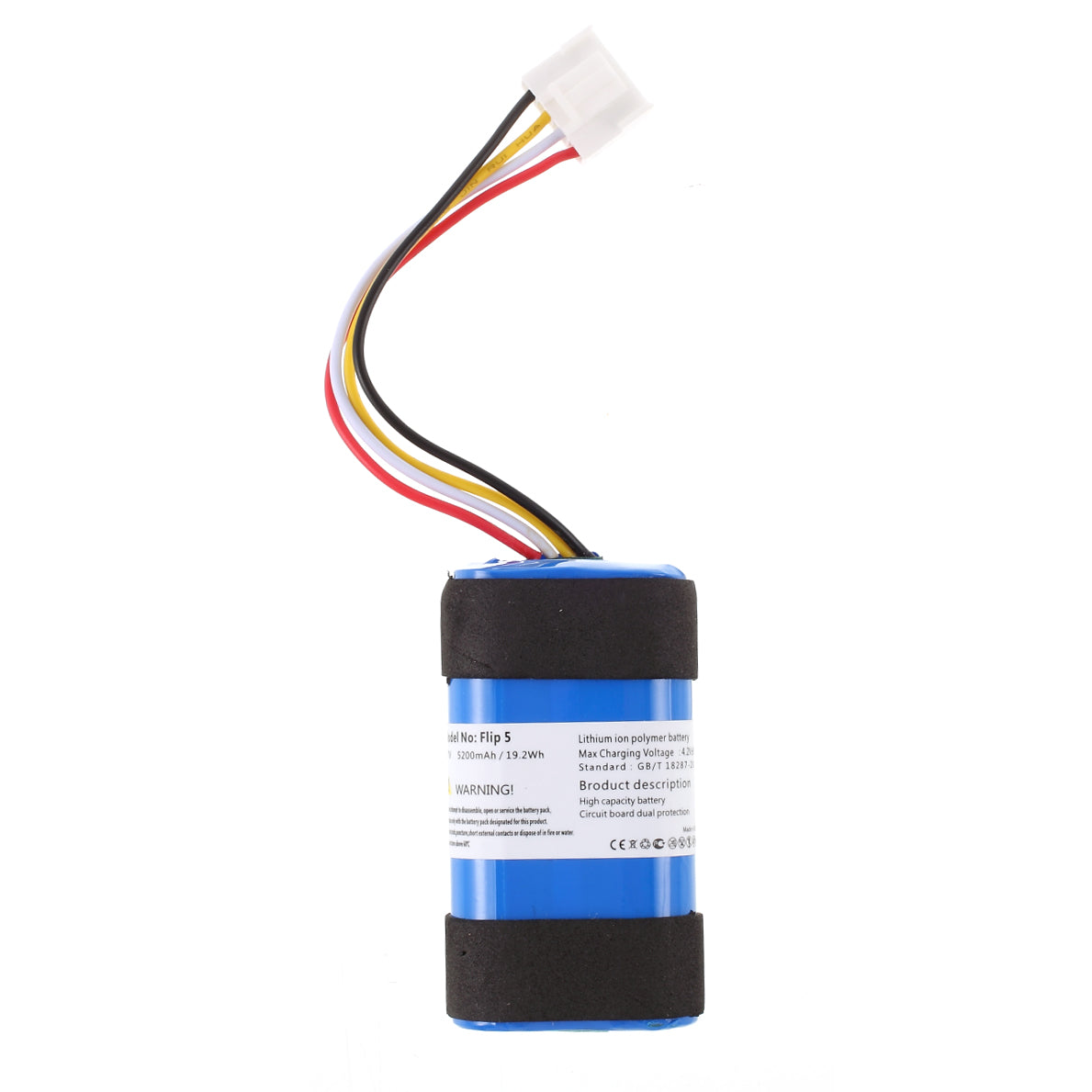 3.70V 5200mAh Battery Replacement for JBL Flip 5