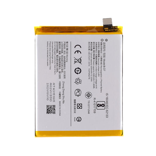 3.85V 3080mAh Battery Replacement (Encode: B-D7) (without Logo) for vivo X21