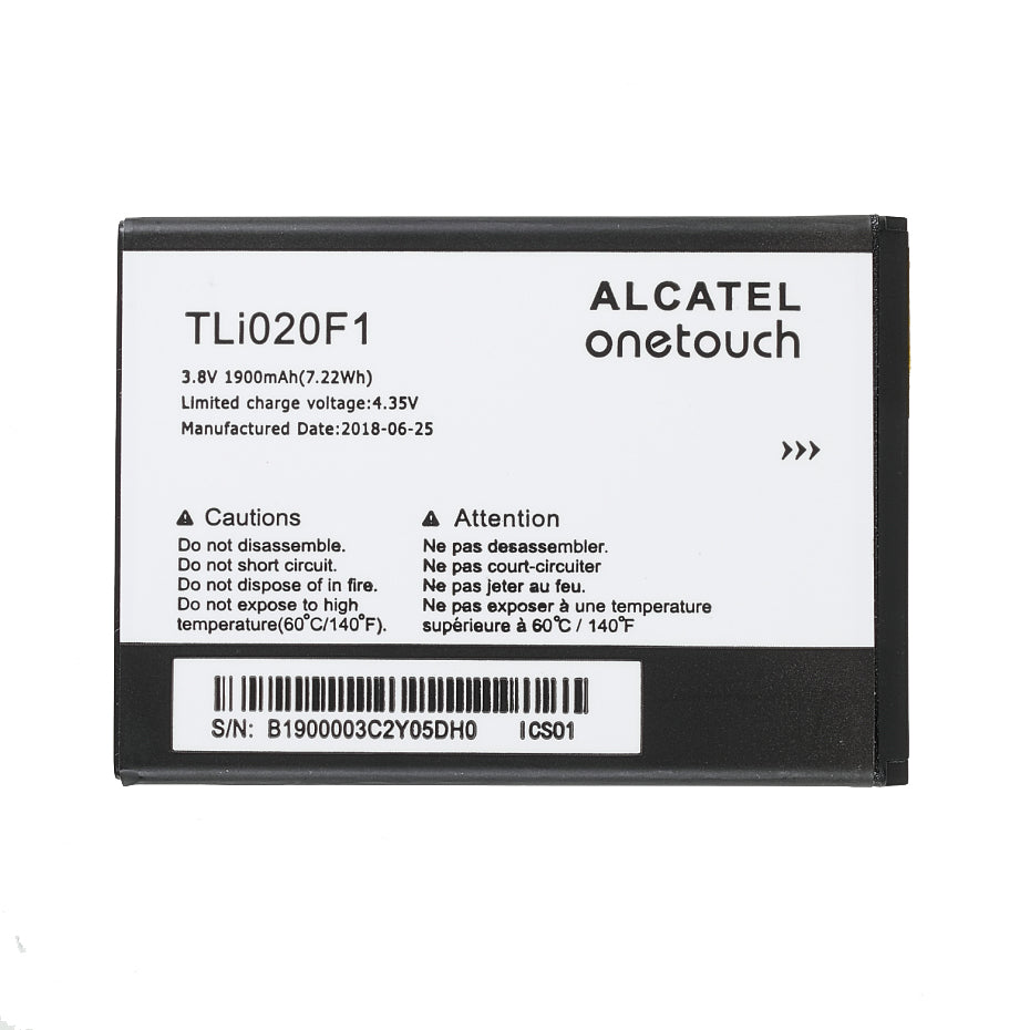 3.85V 1900mAh Battery Replacement (Encode: TLi020F1) (without Logo) for Alcatel OneTouch Pixi 4 (4)