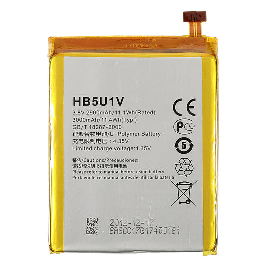 3.82V 2900mAh Battery Replacement (Encode: HB5U1V) (without Logo) for Huawei Ascend D2