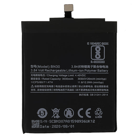 3.85V 3030mAh Battery Replacement (Encode: BN30) (without Logo) for Xiaomi Redmi 4a