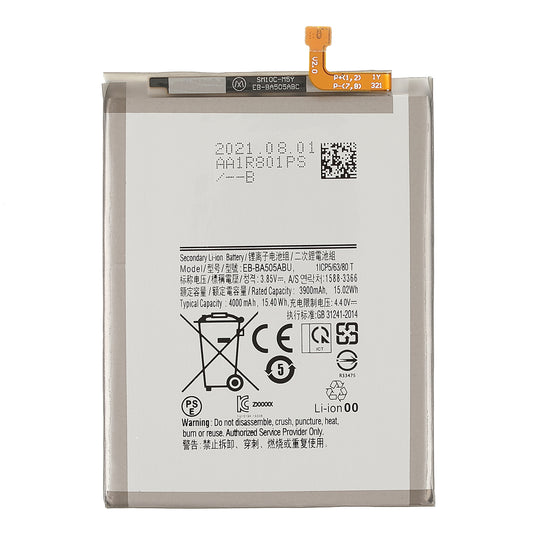 3.85V 3900mAh Battery Replacement (Encode: EB-BA505ABU) (without Logo) for Samsung Galaxy A50/A30s/A30/A20