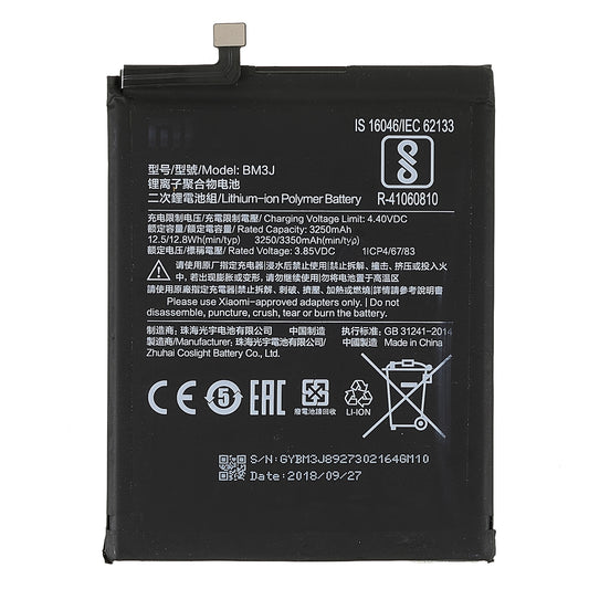 3.85V 3250mAh Battery Replacement (Encode: BM3J) (without Logo) for Xiaomi Mi 8 Lite/Mi 8 Youth (Mi 8X)