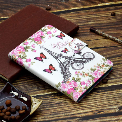 PU Leather Stand Tablet Case for Lenovo Tab M10 Plus (Gen 3), Stitching Pattern Printing Card Holder Cover