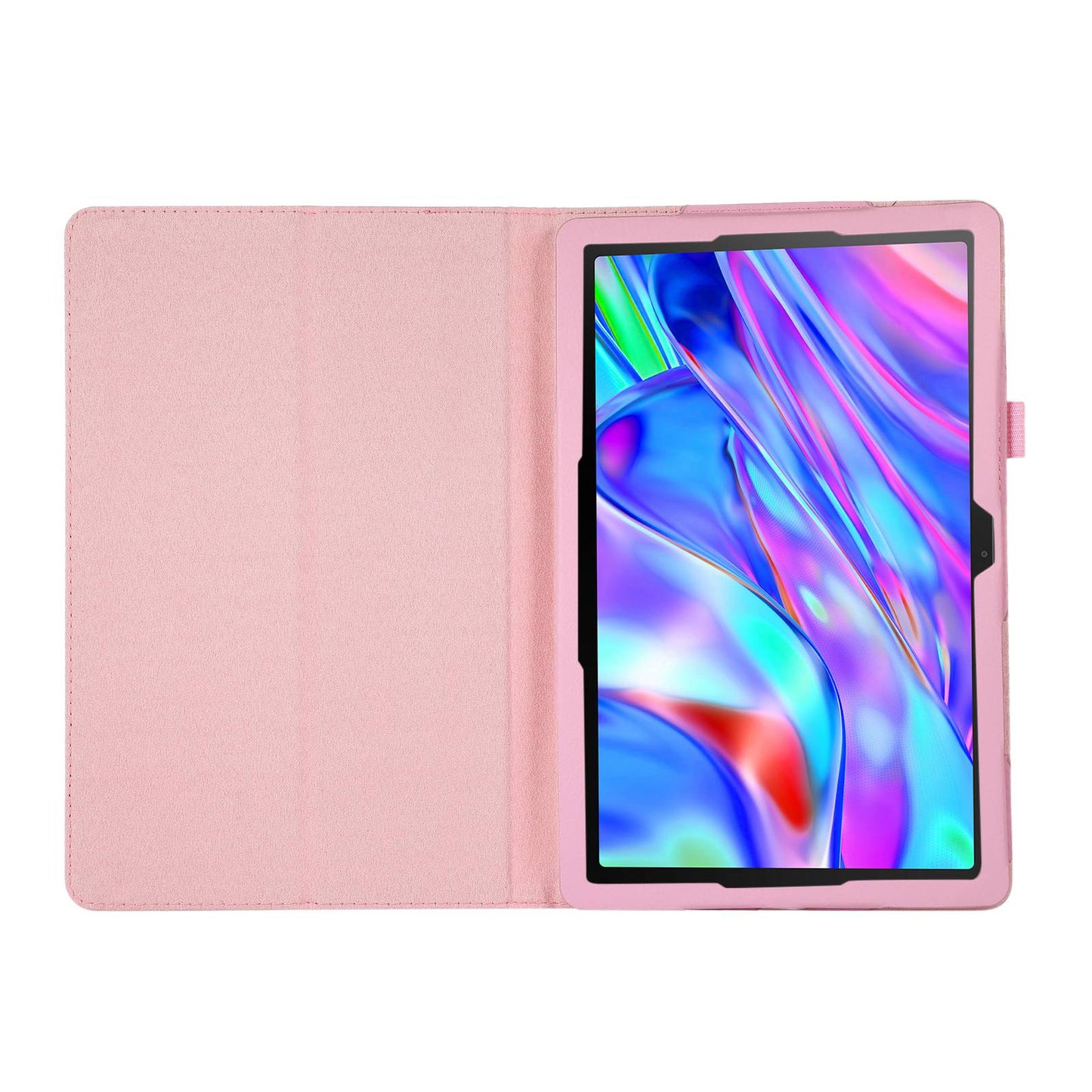 Shockproof Case for Lenovo Tab M10 Plus (Gen 3) Litchi Texture PU Leather Folio Flip Cover Folding Stand Tablet Case