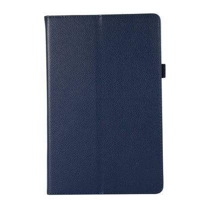 Shockproof Case for Lenovo Tab M10 Plus (Gen 3) Litchi Texture PU Leather Folio Flip Cover Folding Stand Tablet Case