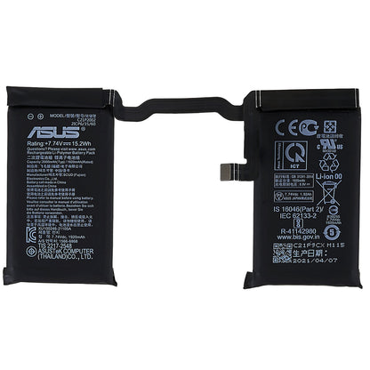 2Pcs / Set 3.87V 1920mAh Phone Battery For Asus Zenfone 8 Flip, Battery C21P2002 Replacement Part