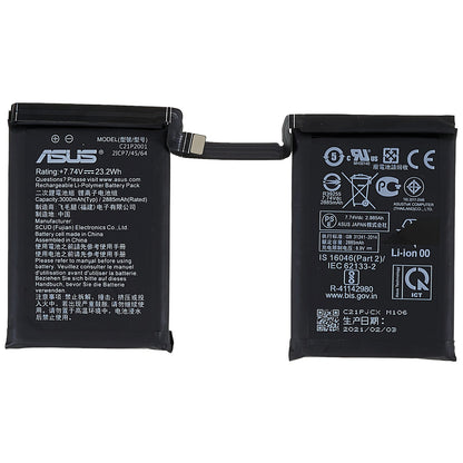 2Pcs / Set 3.87V 2885mAh Phone Battery For Asus ROG Phone 5 / 5s, Battery C21P2001 Replacement Part