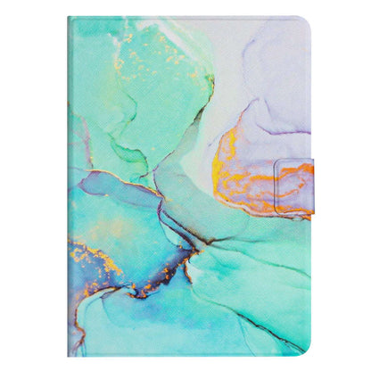 For iPad Pro 11-inch (2018) / (2020) / iPad Air (2022) / (2020) Marble Pattern PU Leather Tablet Case Auto Wake / Sleep Cover with Stand Card Holder