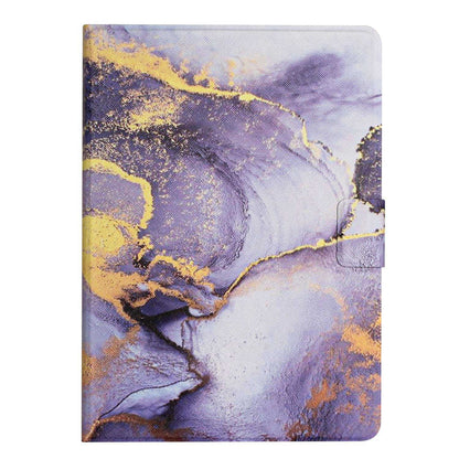 For iPad Pro 11-inch (2018) / (2020) / iPad Air (2022) / (2020) Marble Pattern PU Leather Tablet Case Auto Wake / Sleep Cover with Stand Card Holder