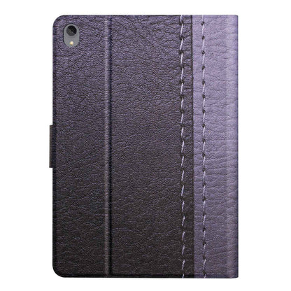 PU Leather Stand Case for Lenovo Tab P11 TB-J606F / Tab P11 5G, Bi-color Splicing Card Slots Protective Tablet Cover