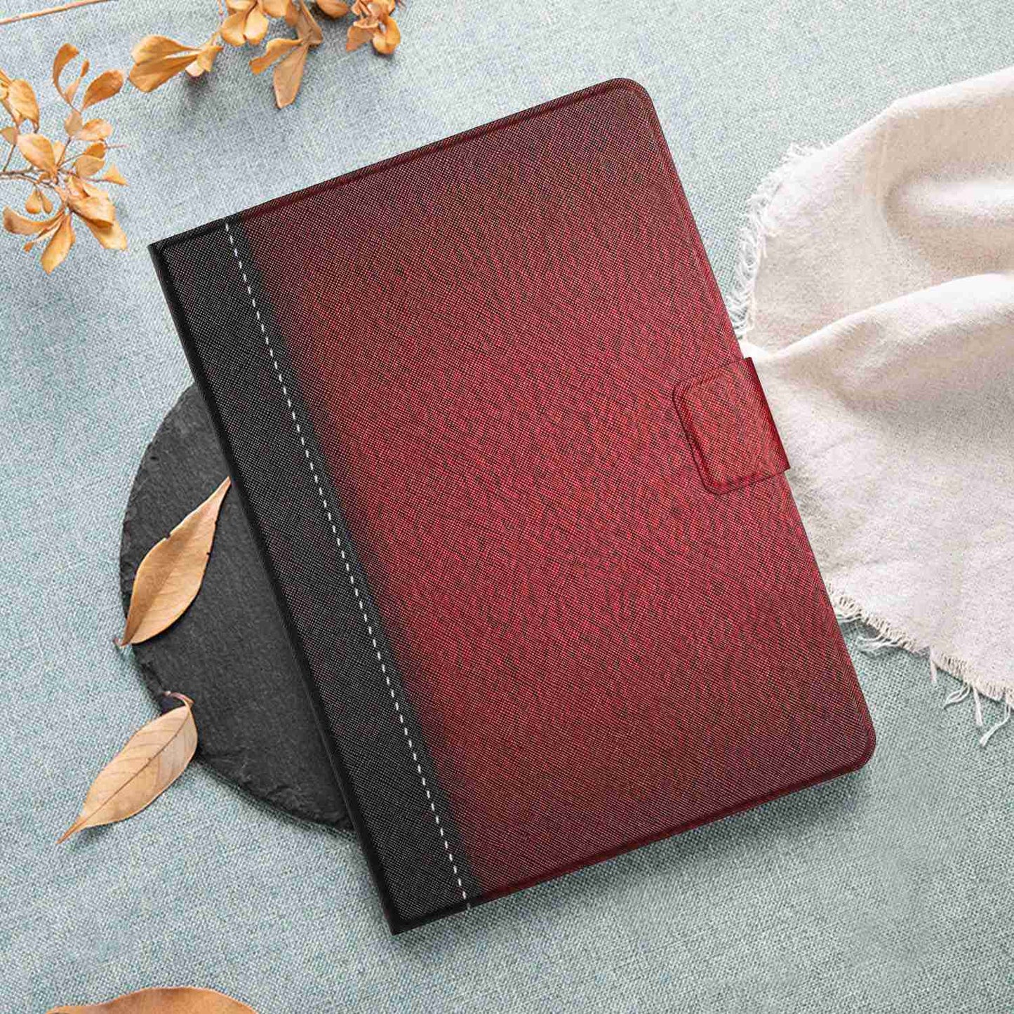 For iPad Pro 11-inch (2018) / (2020) / iPad Air (2022) / (2020) Bi-color Splicing Stand Card Holder Leather Tablet Case Auto Wake / Sleep Cover