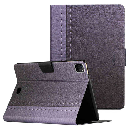 For iPad Pro 11-inch (2018) / (2020) / iPad Air (2022) / (2020) Bi-color Splicing Stand Card Holder Leather Tablet Case Auto Wake / Sleep Cover