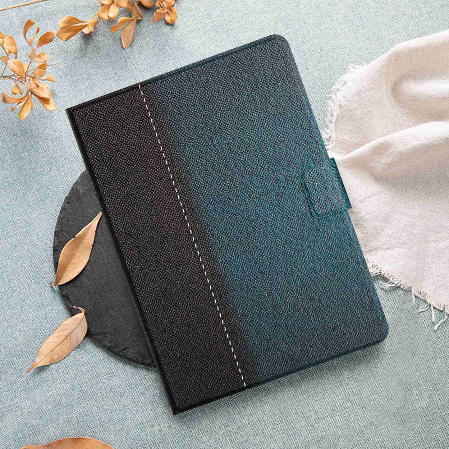 For iPad Pro 11-inch (2018) / (2020) / iPad Air (2022) / (2020) Bi-color Splicing Stand Card Holder Leather Tablet Case Auto Wake / Sleep Cover