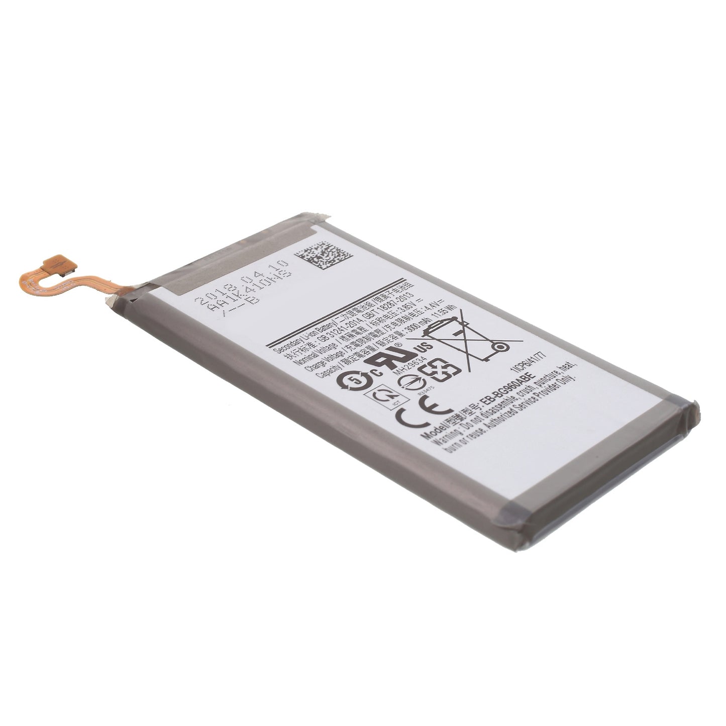 3.85V 3000mAh Battery for Samsung Galaxy S9, Cell Phone Replacement Battery EB-BG960ABE (Without Logo)