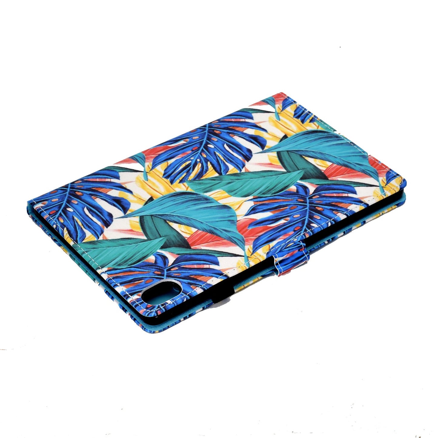 For Lenovo Tab P11 TB-J606F / Tab P11 5G Stitching Leather Stand Flip Cover Pattern Printing Card Slots Magnetic Protective Tablet Case with Pencil Holder