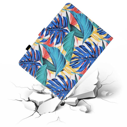 For Lenovo Tab P11 TB-J606F / Tab P11 5G Stitching Leather Stand Flip Cover Pattern Printing Card Slots Magnetic Protective Tablet Case with Pencil Holder