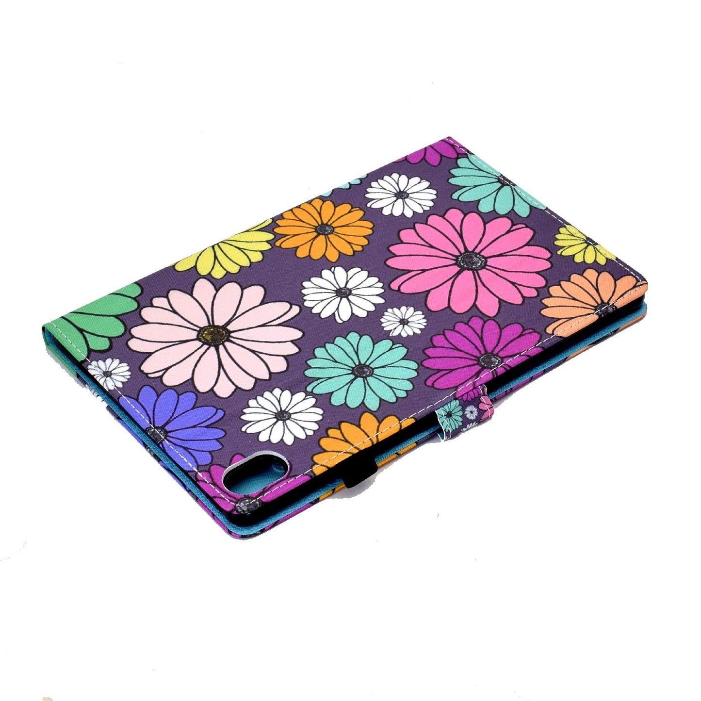 For Lenovo Tab P11 TB-J606F / Tab P11 5G Stitching Leather Stand Flip Cover Pattern Printing Card Slots Magnetic Protective Tablet Case with Pencil Holder