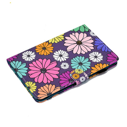 For Lenovo Tab P11 TB-J606F / Tab P11 5G Stitching Leather Stand Flip Cover Pattern Printing Card Slots Magnetic Protective Tablet Case with Pencil Holder