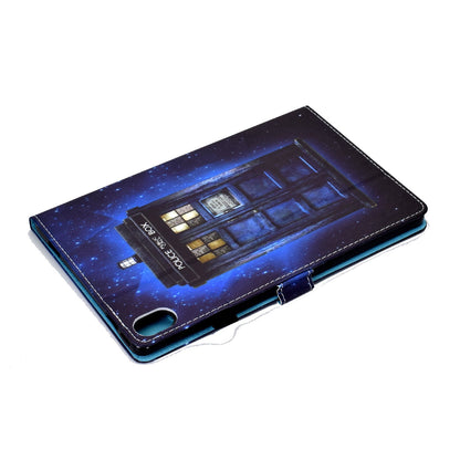 For Lenovo Tab P11 TB-J606F / Tab P11 5G Stitching Leather Stand Flip Cover Pattern Printing Card Slots Magnetic Protective Tablet Case with Pencil Holder