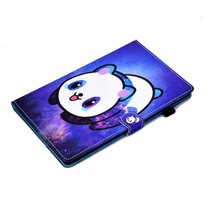 For Lenovo Tab P11 TB-J606F / Tab P11 5G Stitching Leather Stand Flip Cover Pattern Printing Card Slots Magnetic Protective Tablet Case with Pencil Holder