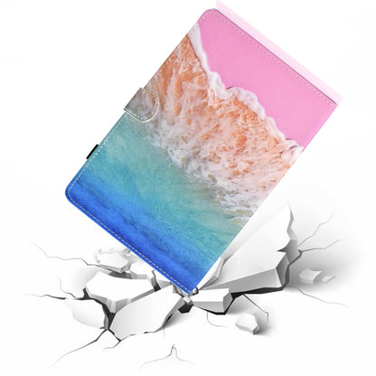 For Lenovo Tab P11 TB-J606F / Tab P11 5G Stitching Leather Stand Flip Cover Pattern Printing Card Slots Magnetic Protective Tablet Case with Pencil Holder