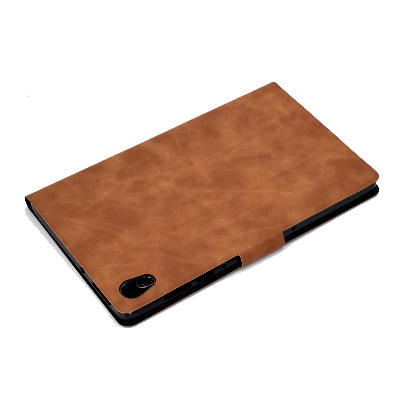 For Lenovo Tab M10 HD Gen 2 X306X Folio Flip Anti-scratch Calf Textured Leather Tablet Case Card Holder Stand Feature Magnetic Protector