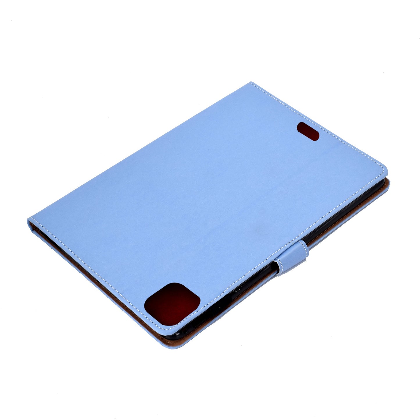 For iPad Pro 11-inch (2018) / (2020) / Air (2020) / (2022) Solid Color Tablet Case PU Leather Stand Folio Protective Cover with Cards Holder