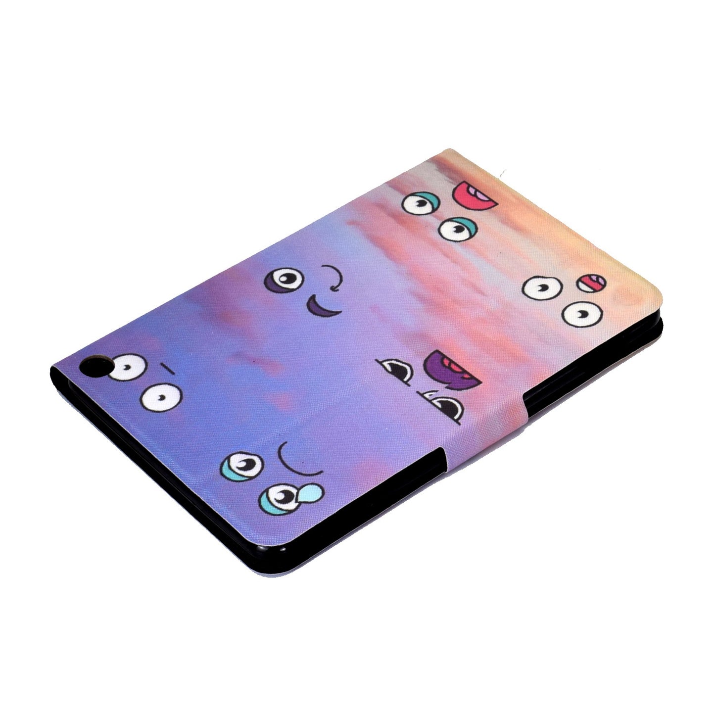 For Amazon Fire 7 (2022) Pattern Printing PU Leather Stand Folio Case Card Slots Magnetic Protective Shell