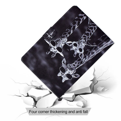 For Amazon Fire 7 (2022) Pattern Printing PU Leather Stand Folio Case Card Slots Magnetic Protective Shell