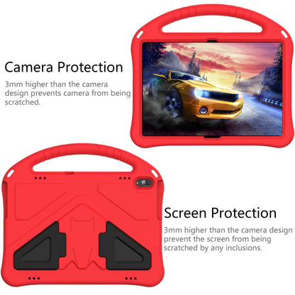 For Lenovo Tab M10 TB-X605F / X505F EVA Tablet Case Drop-proof Kickstand Protective Cover with Handle Grip