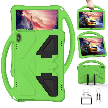 For Lenovo Tab M10 TB-X605F / X505F EVA Tablet Case Drop-proof Kickstand Protective Cover with Handle Grip